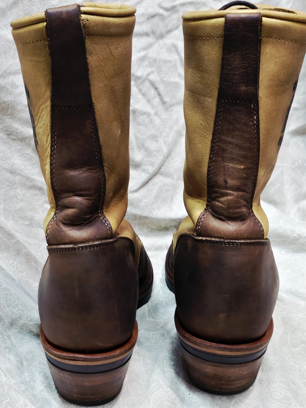 Chippewa 29405 Men's 10.5 D Golden Bay Apache Leather Western Packer Boots USA